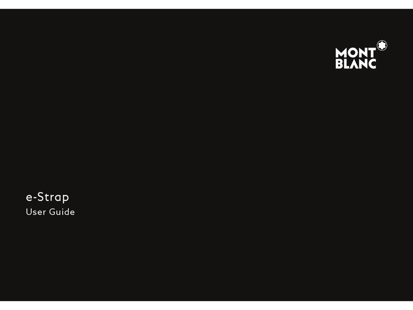Mont Blanc e-Strap User manual