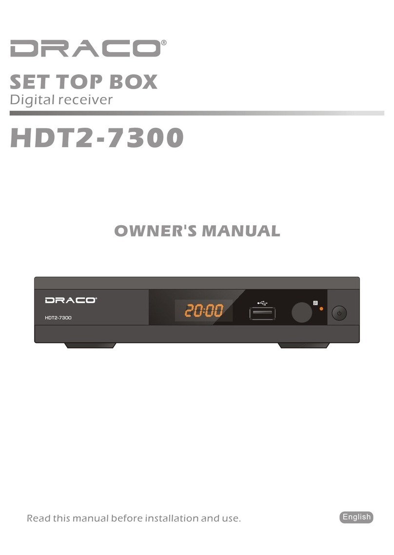 Draco HDT2-7300 owner's manual