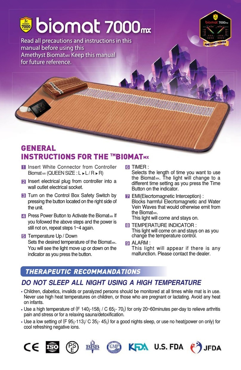 Rich Way Bio-Mat 7000 MX user manual