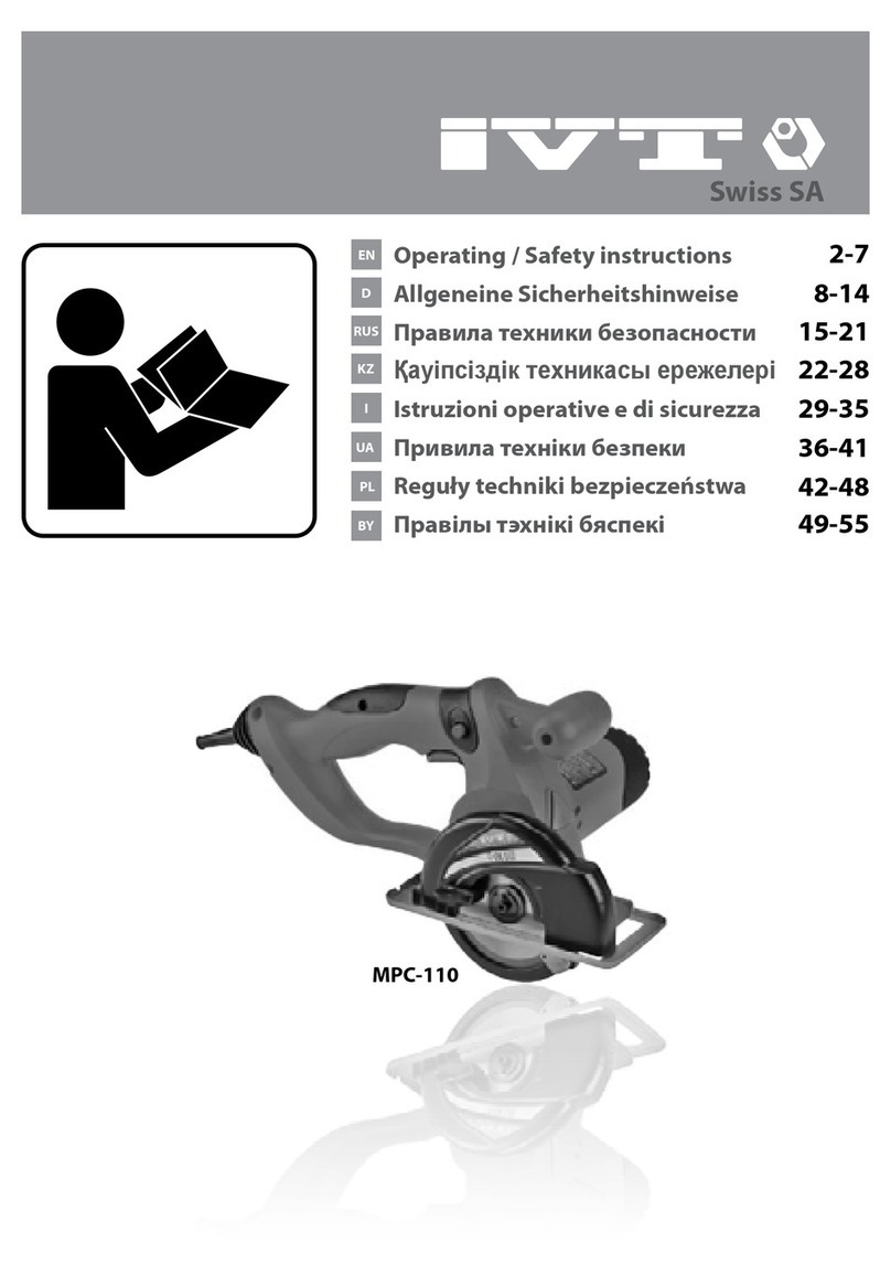 IVT MPC-110 Operating/safety instructions