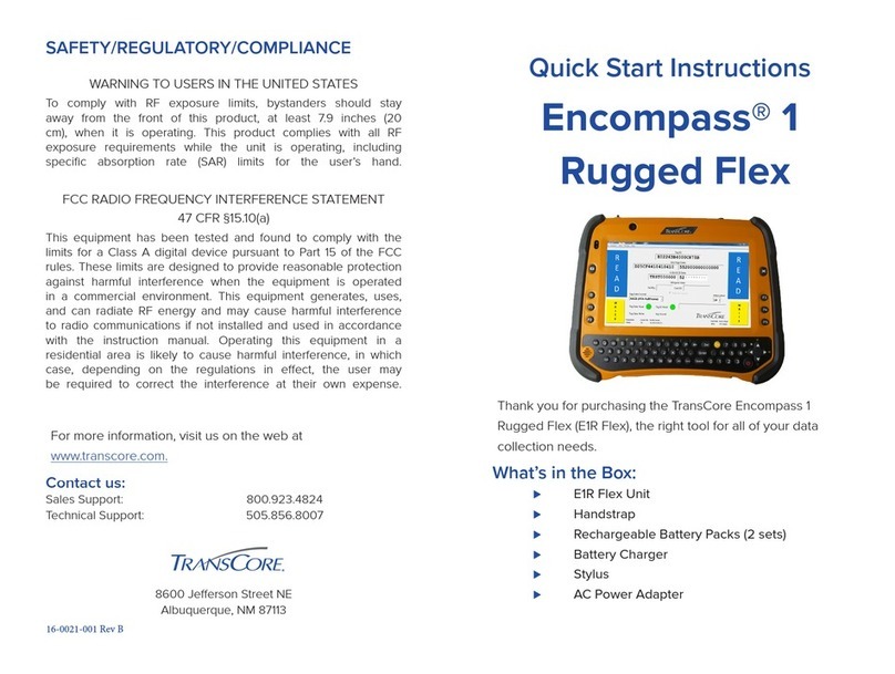 TransCore Encompass 1 Programming manual