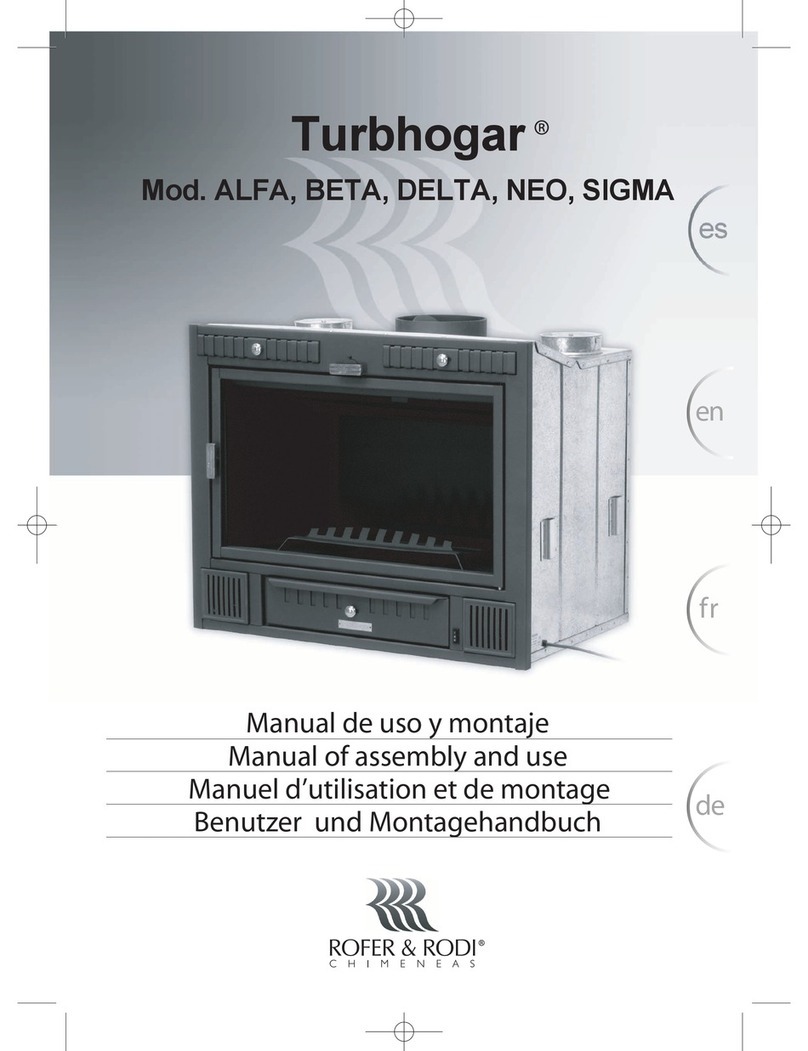 Turbhogar ALFA 65-T Manual of assembly and use Turbhogar ALFA 65-T Manual of assembly and use
