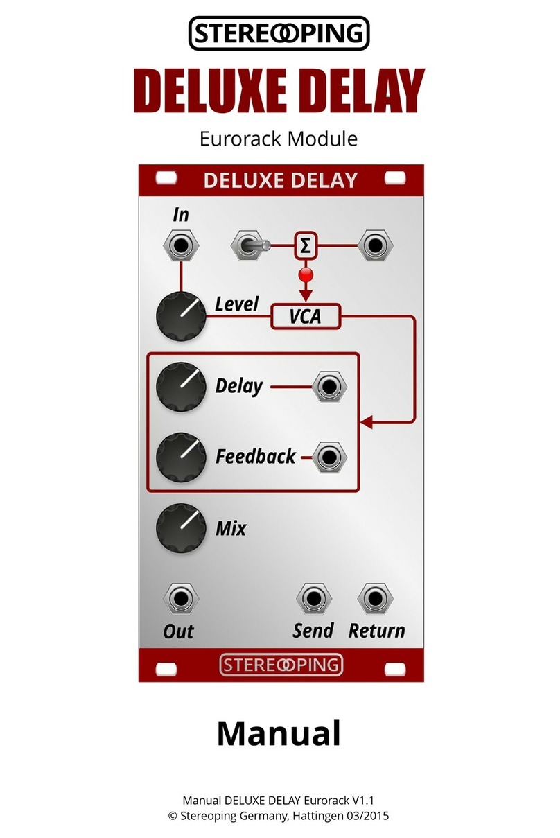 Stereoping DELUXE DELAY manual