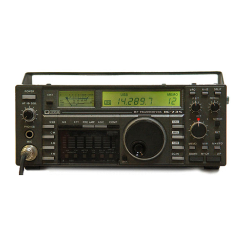 Icom IC-735 User manual