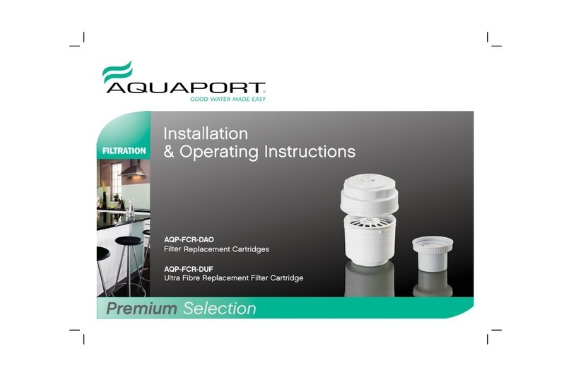 Aquaport AQP-DCR-DAO Installation and operating instrictions