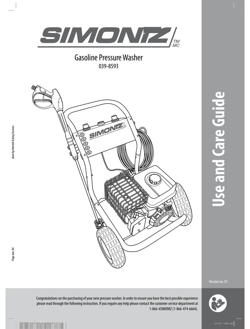 Simoniz 039-8593 User manual