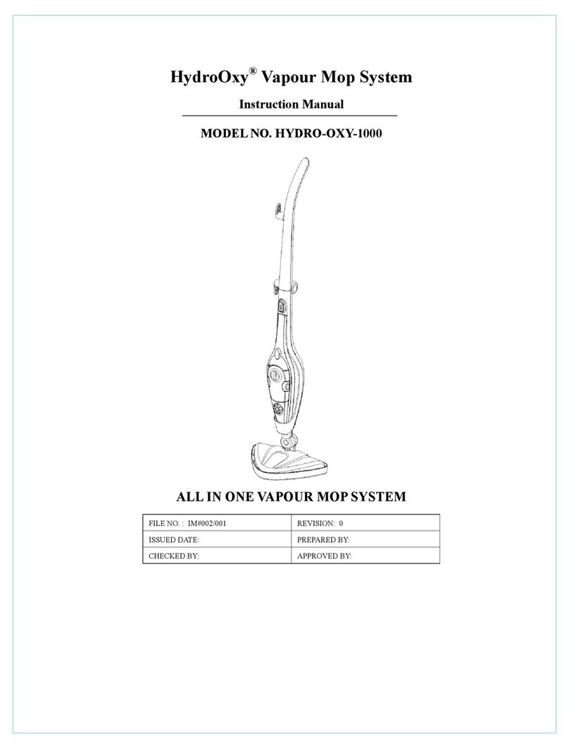 HydroOxy HYDRO-OXY-1000 instruction manual