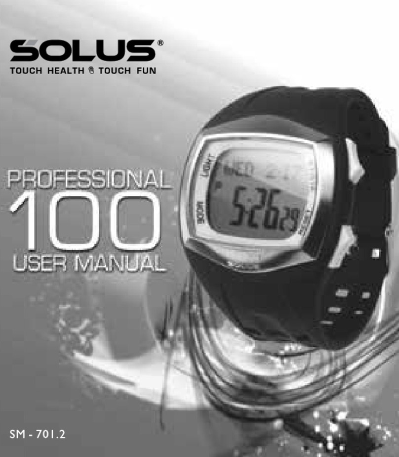 Solus Professional 100 User manual