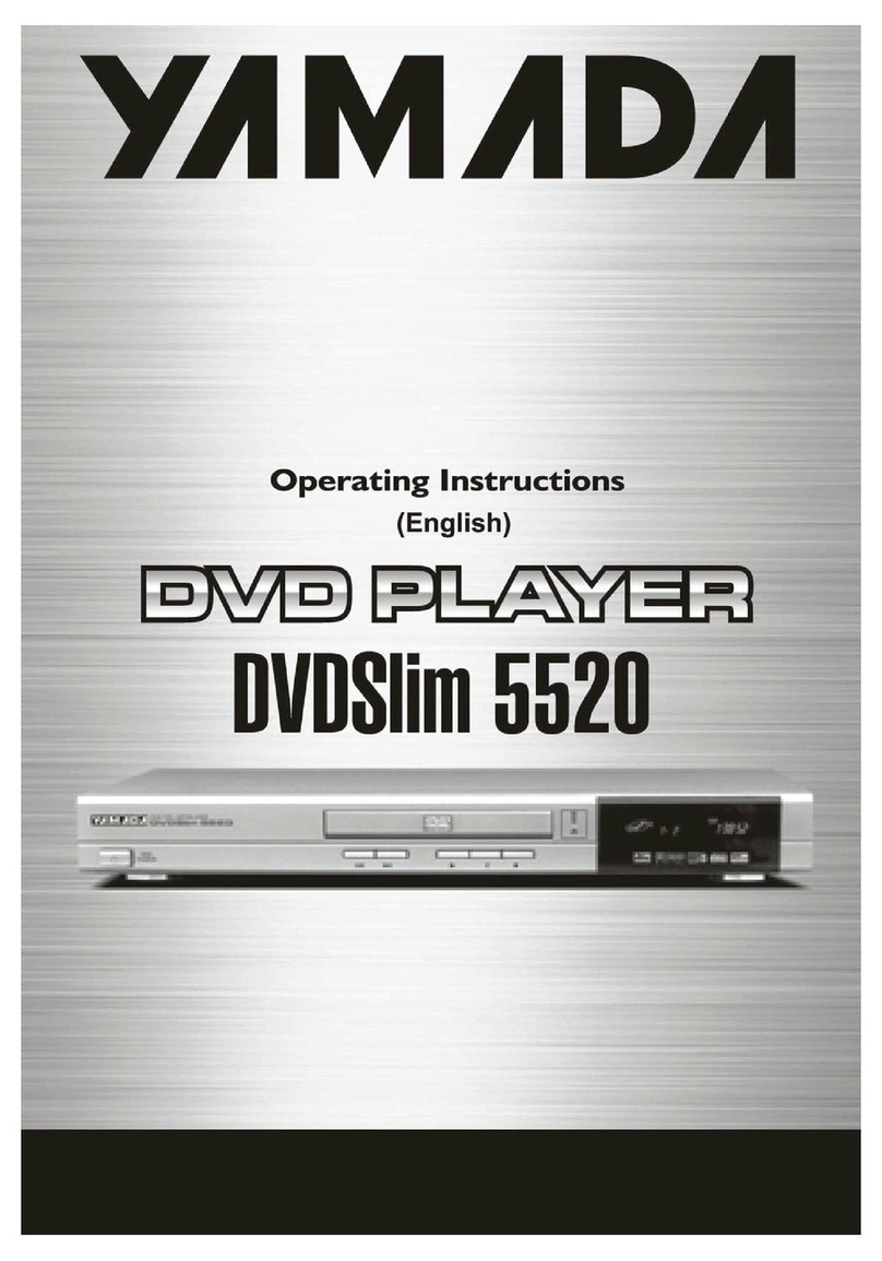 YAMADA dvdslim 5520 operating instructions