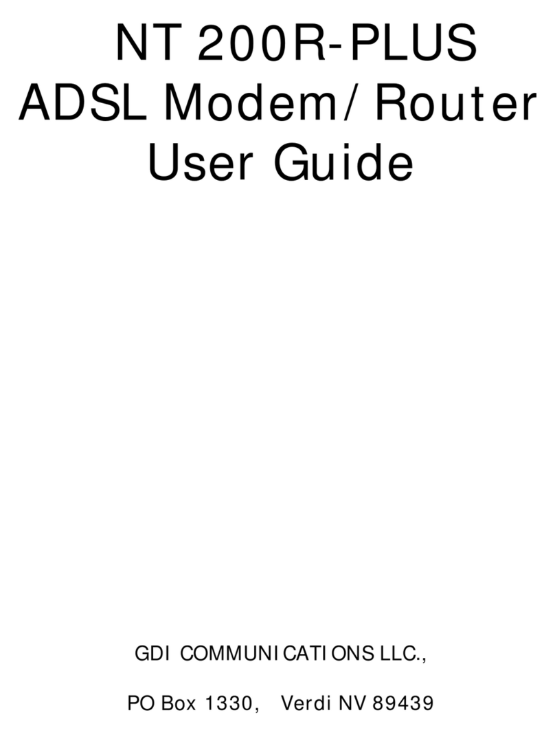 GDI NT 200R-Plus User manual
