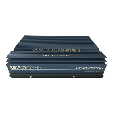 Soundstream Reference 500sx Programming manual