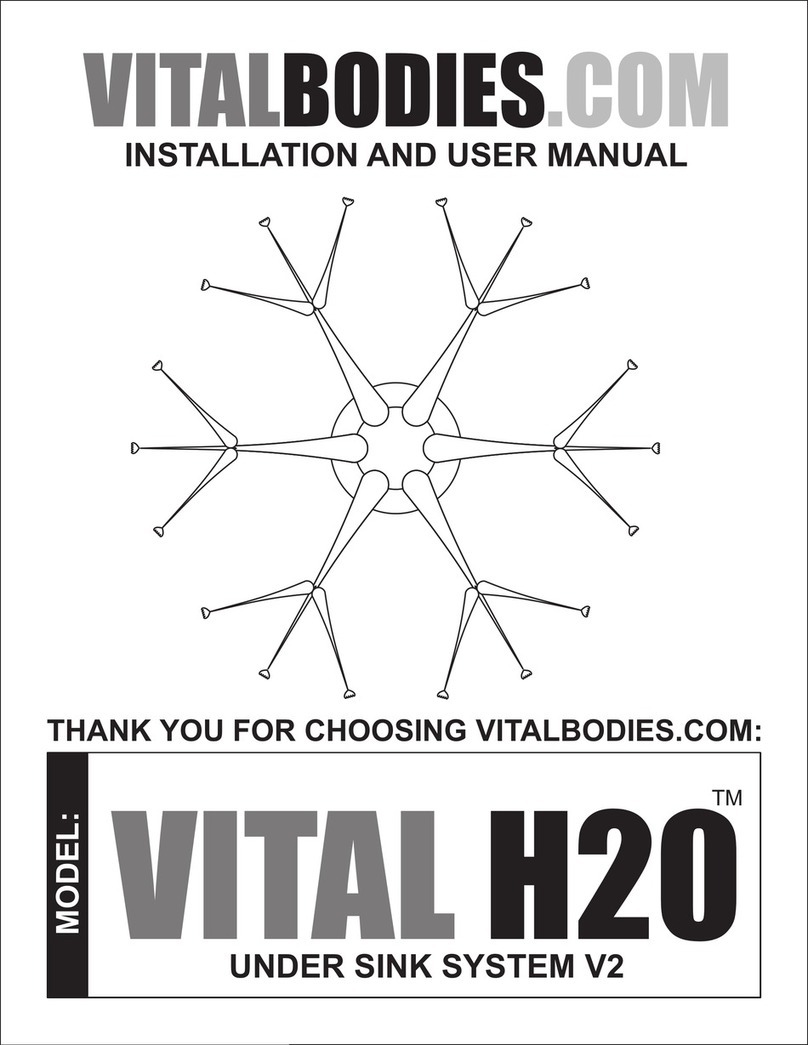 VitalBodies.com Vital H2O Installation and user manual VitalBodies.com Vital H2O Installation and user manual