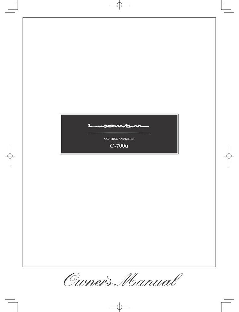 Luxman C-700u owner's manual