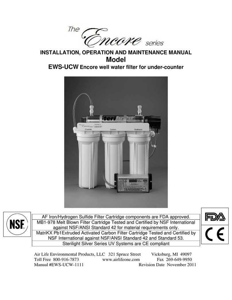 Encore EWS-UCW Installation, operation and maintenance manual