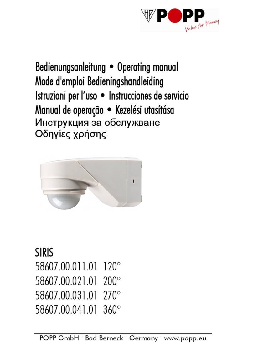 Popp SIRIS operating manual