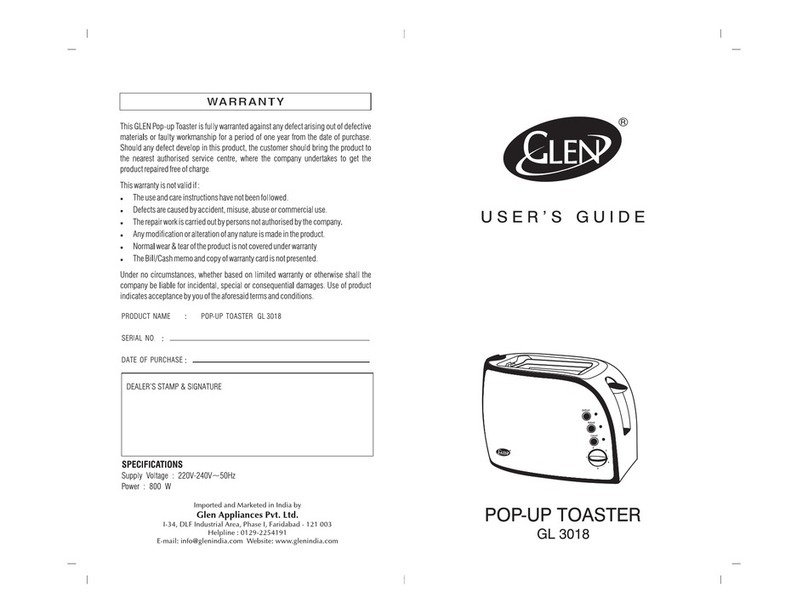 Glen GL 3018 User manual