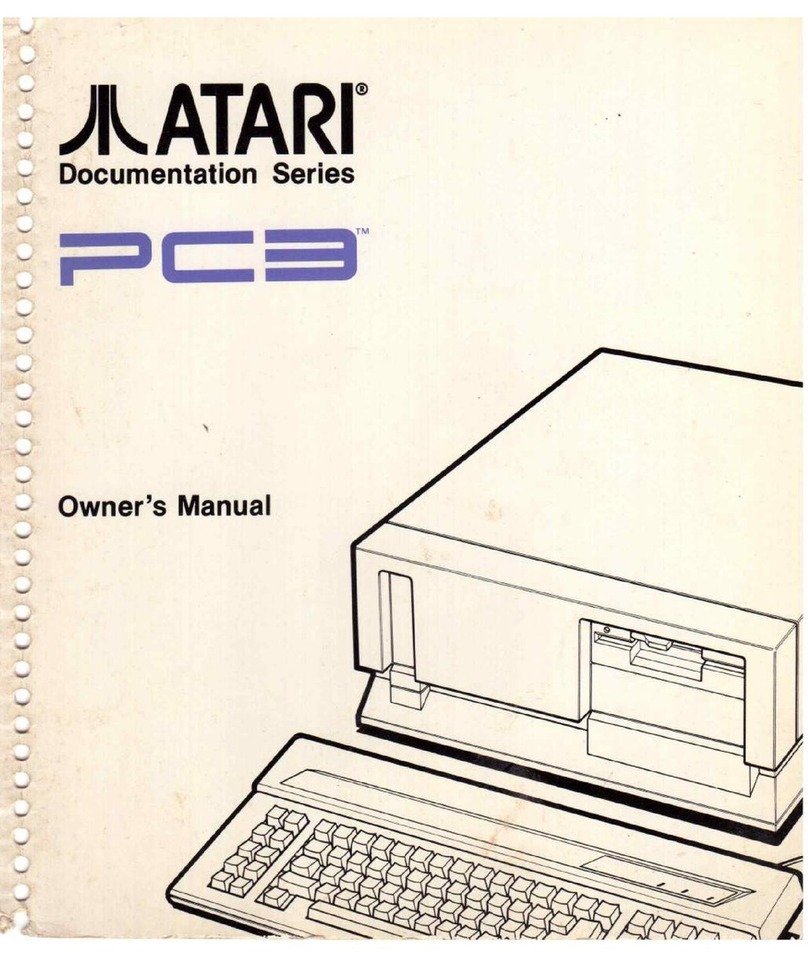 Atari PC3 User manual