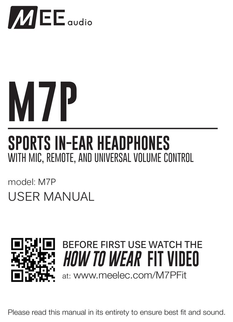 MEE M7P User manual