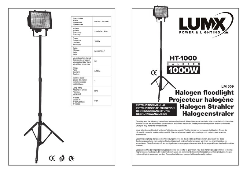 LumX LM 509/HT-1000 User manual