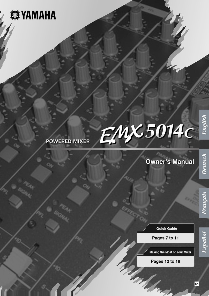 Yamaha EMX5014C quick guide