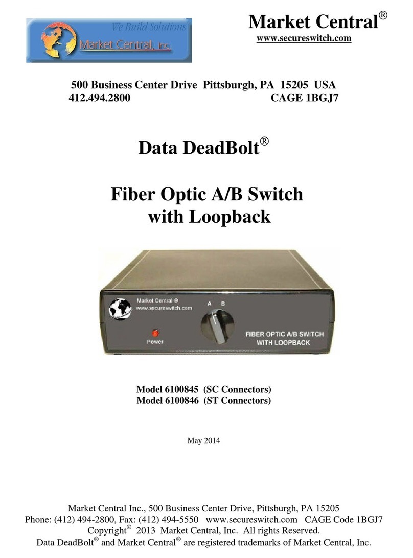 Market Central Data DeadBolt 6100845 User manual