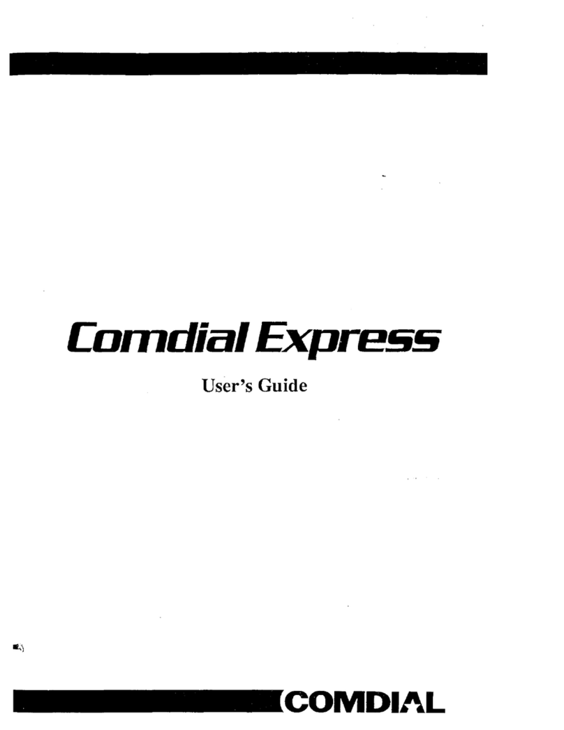 Comdial X34PT User manual