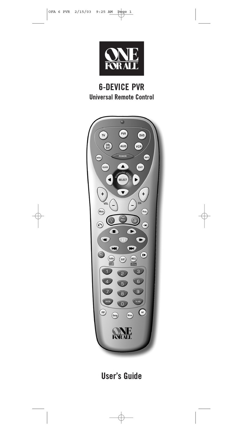 One Forall 6-DEVICE PVR user guide