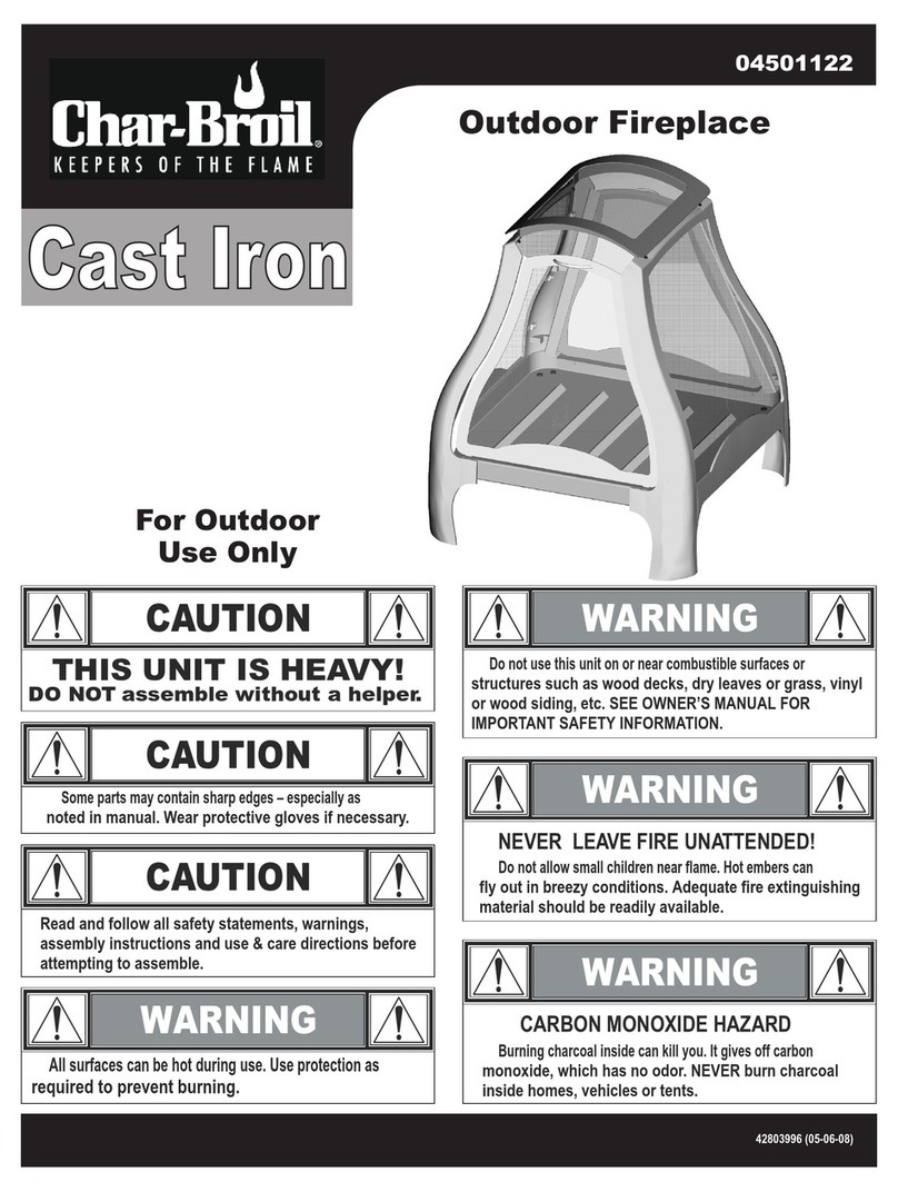Char-Broil Cast Iron user manual