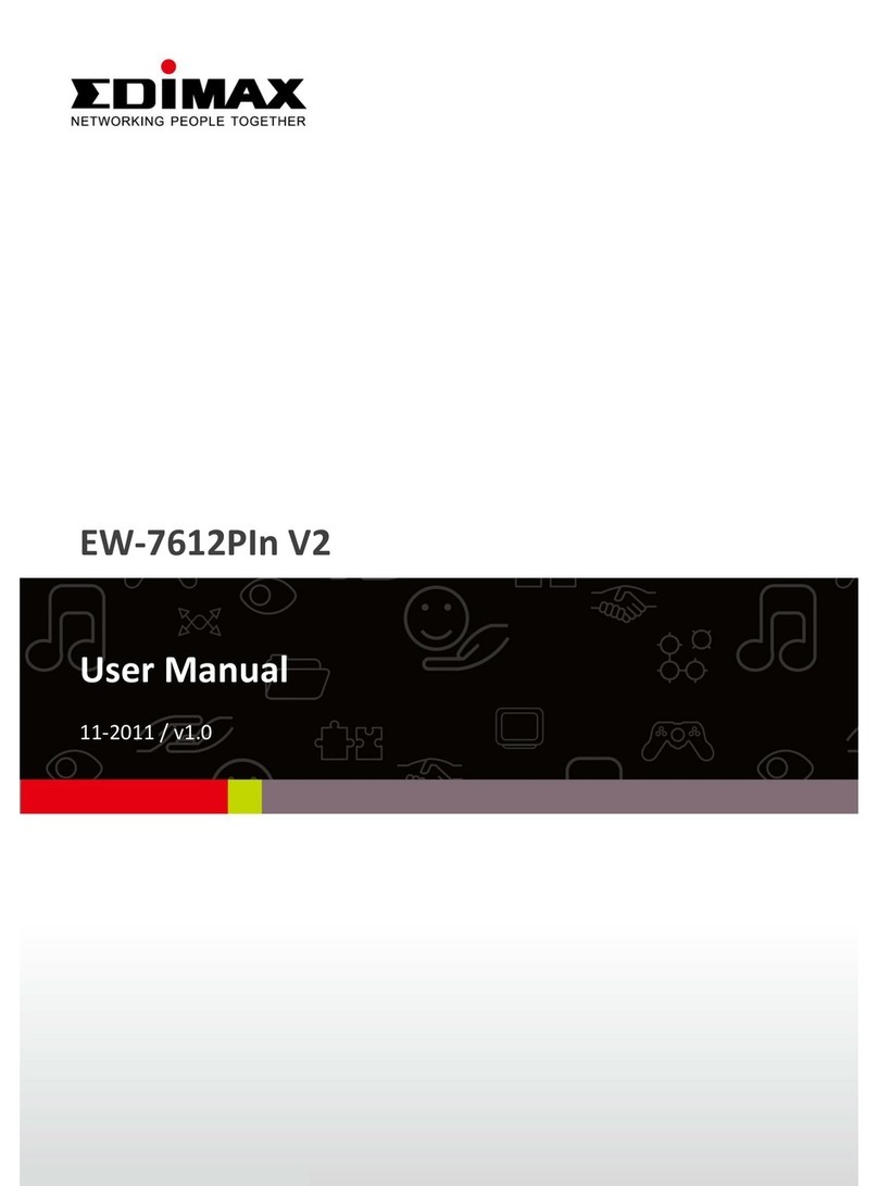 Edimax EW-7612PIn V2 User manual Edimax EW-7612PIn V2 User manual