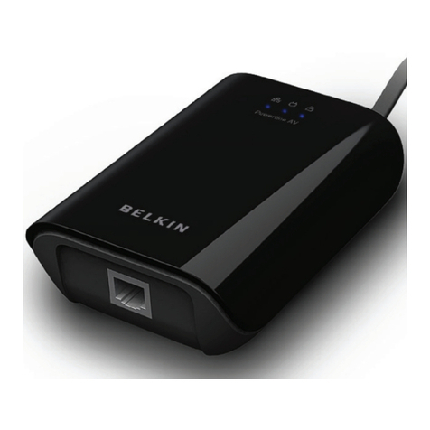 Belkin Powerline AV Networking Adapters User manual