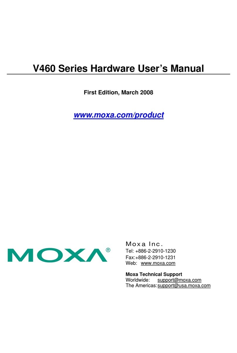 Moxa Technologies V460 Series User manual