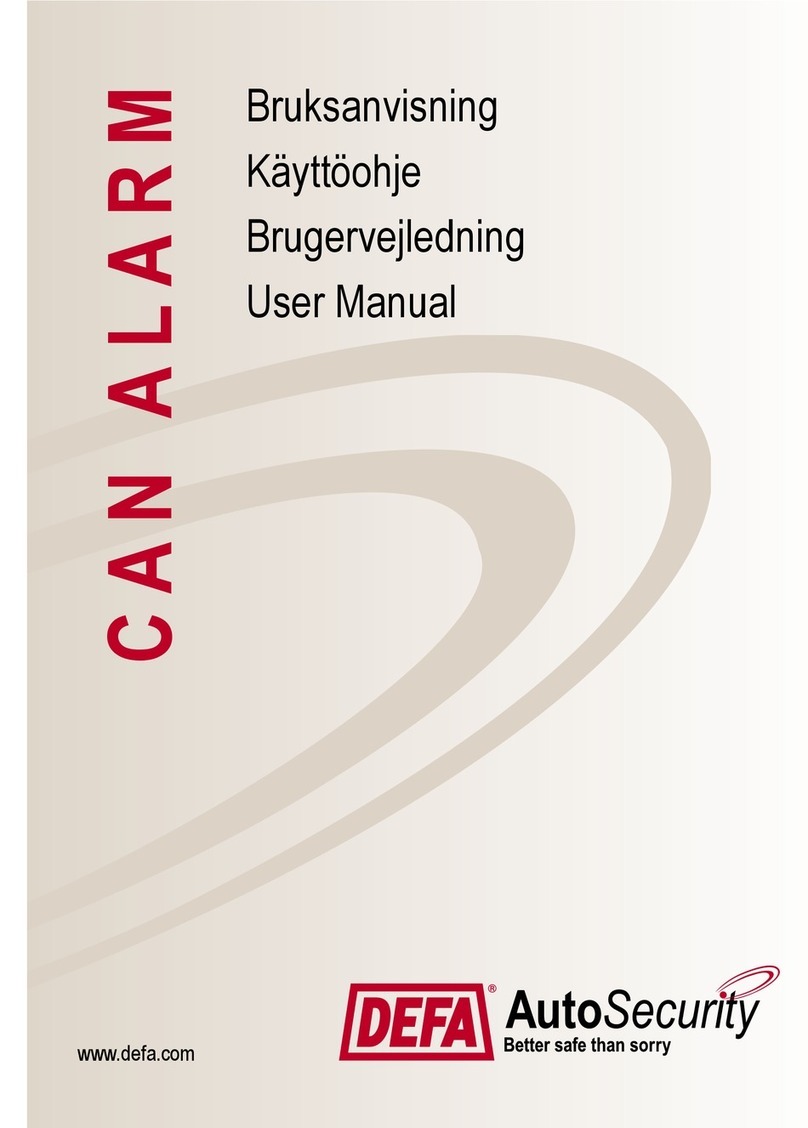 DEFA CAN user manual