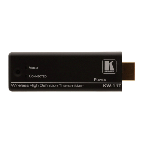 Kramer DigiTOOLS KW-11T user manual