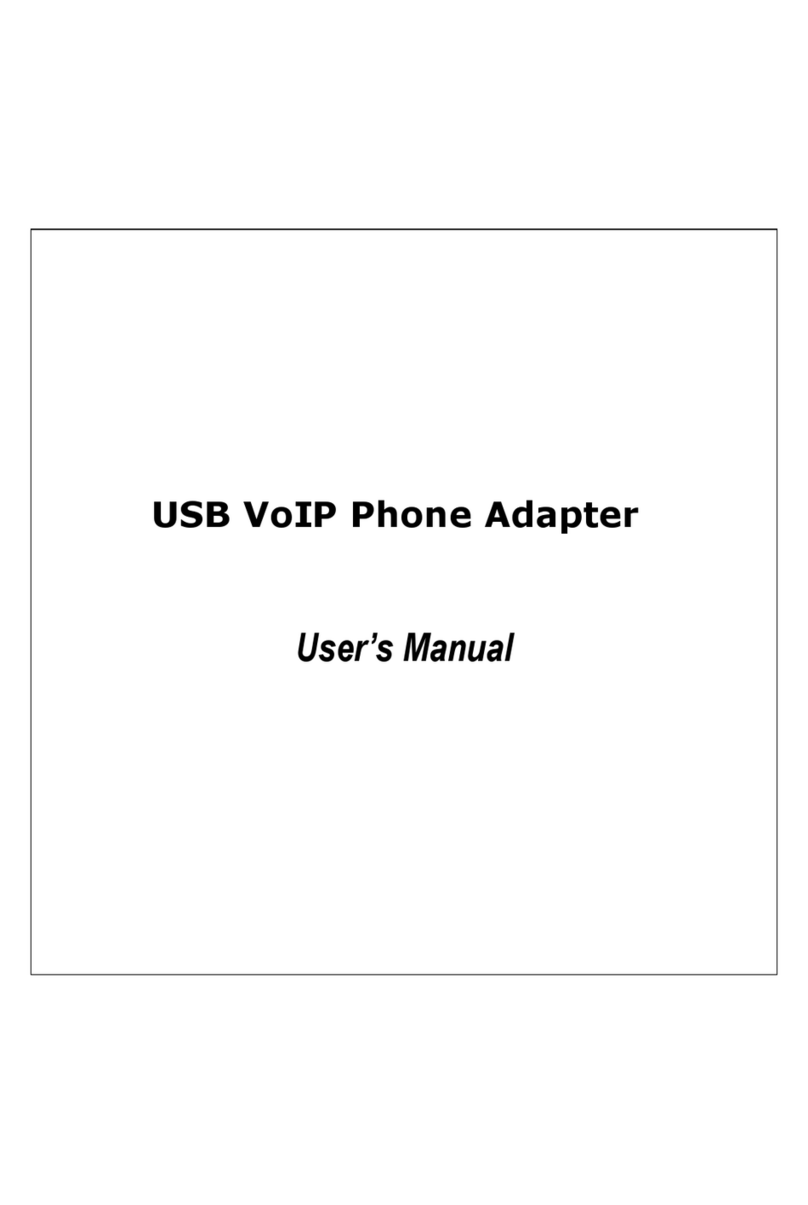 Skype USB VoIP Phone Adapter user manual