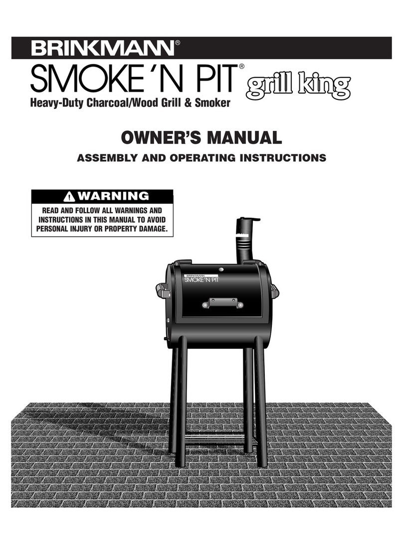 Brinkmann Smoke'n Pit User manual