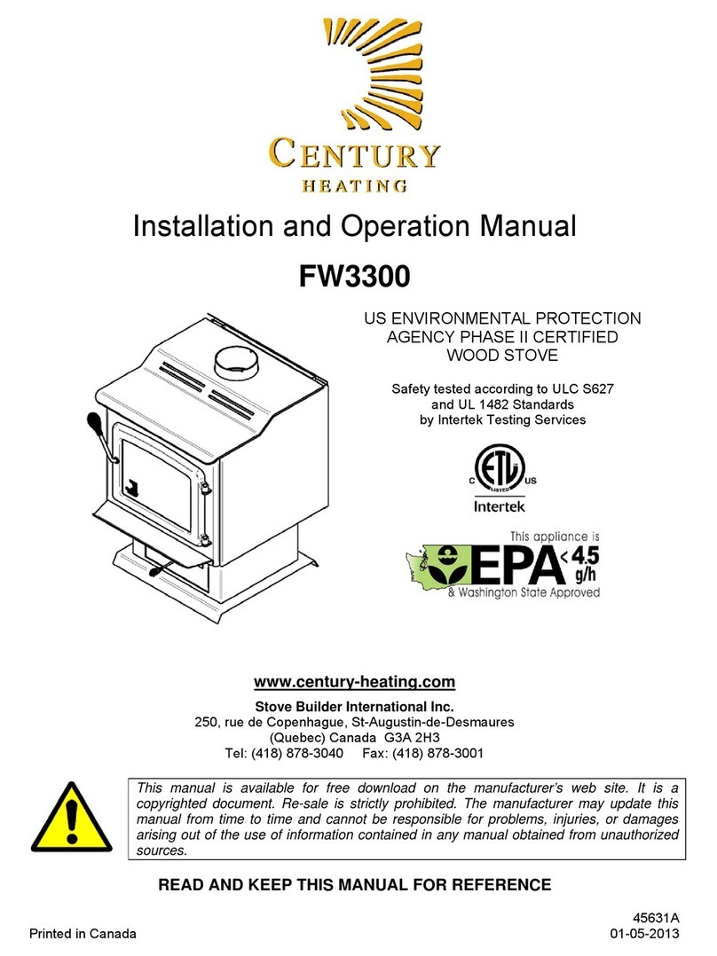 Century FW3300 Installation and operation manual Century FW3300 Installation and operation manual
