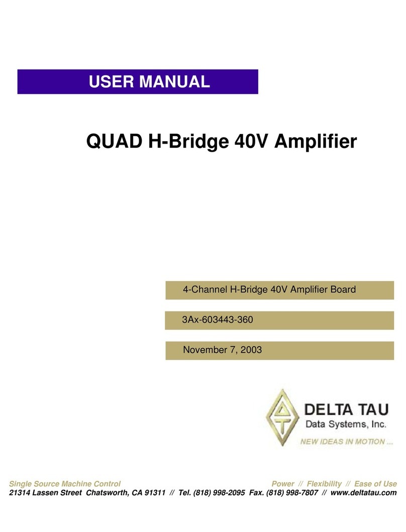 Delta Tau 3Ax-603443-360 user manual