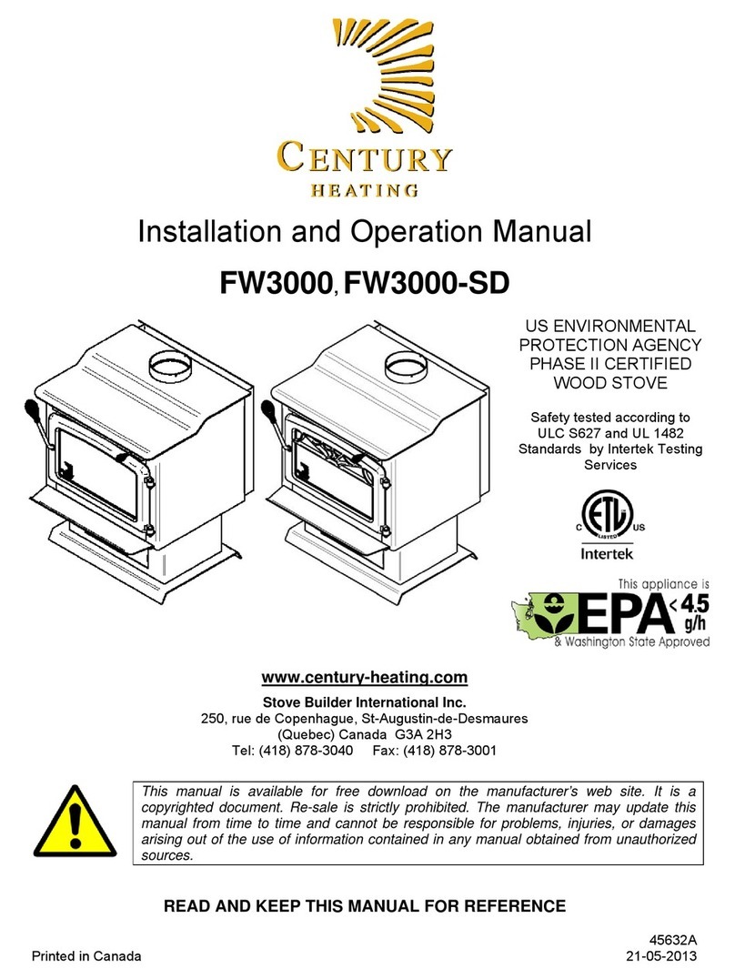 Century FW3000 Installation and operation manual