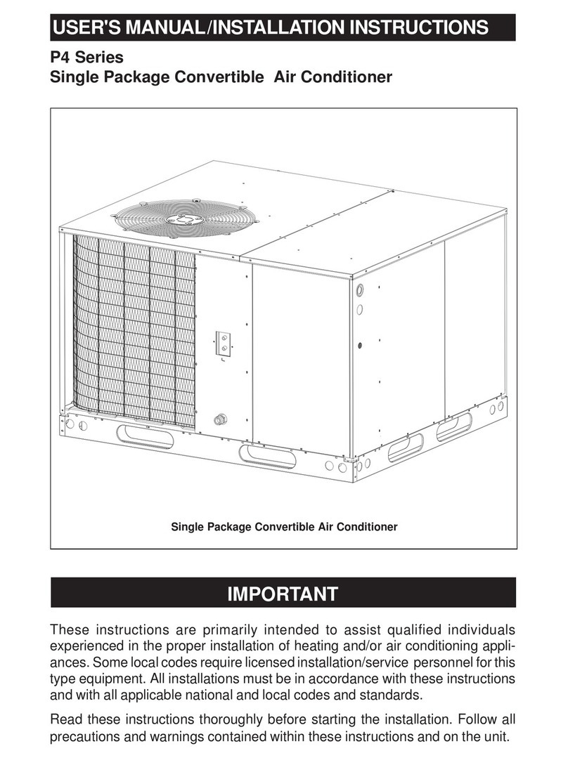 Nordyne P4 Series Manual