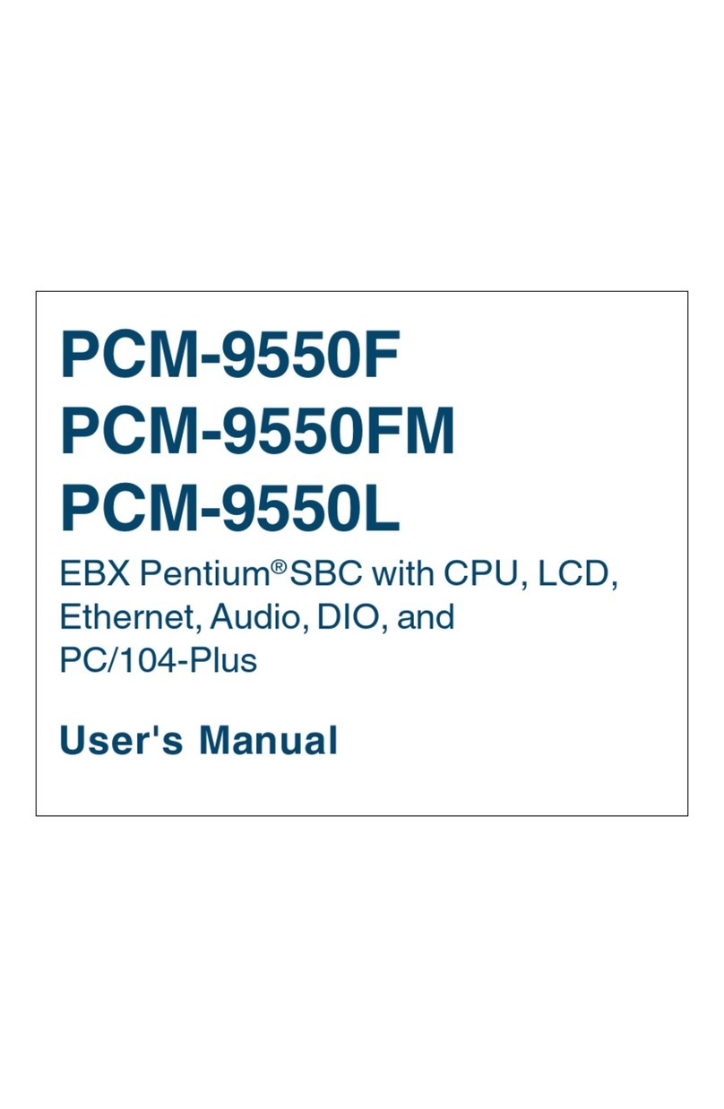 Advantech PCM-9550F User manual