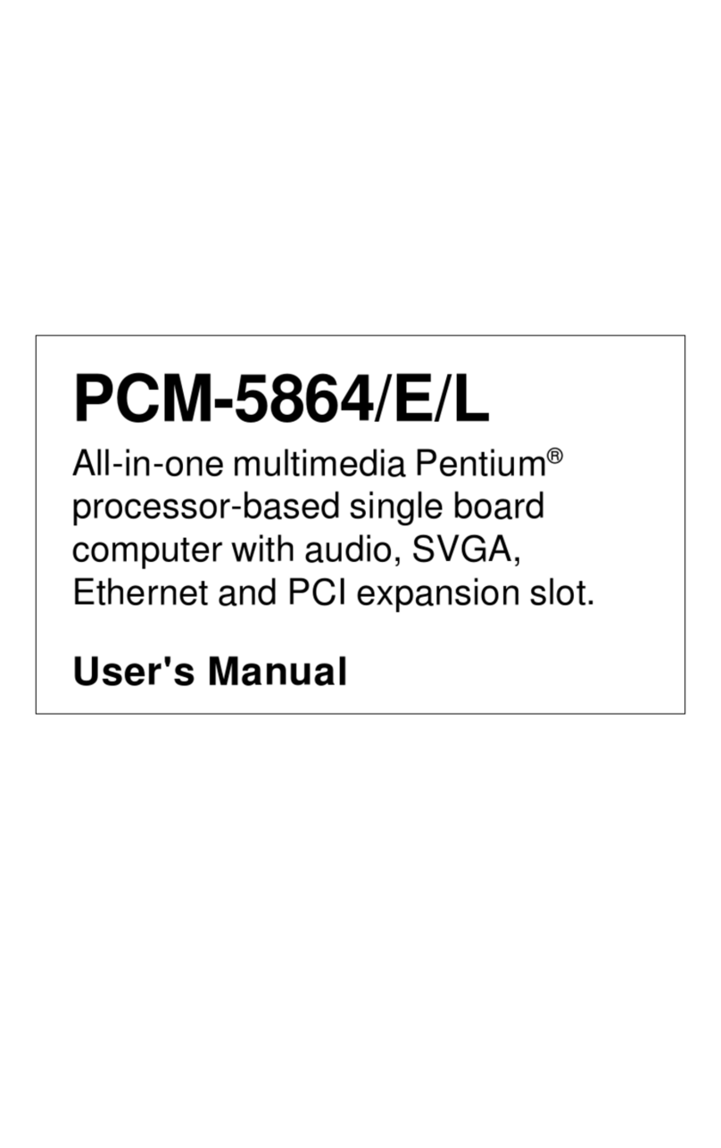 Advantech PCM-5864 user manual