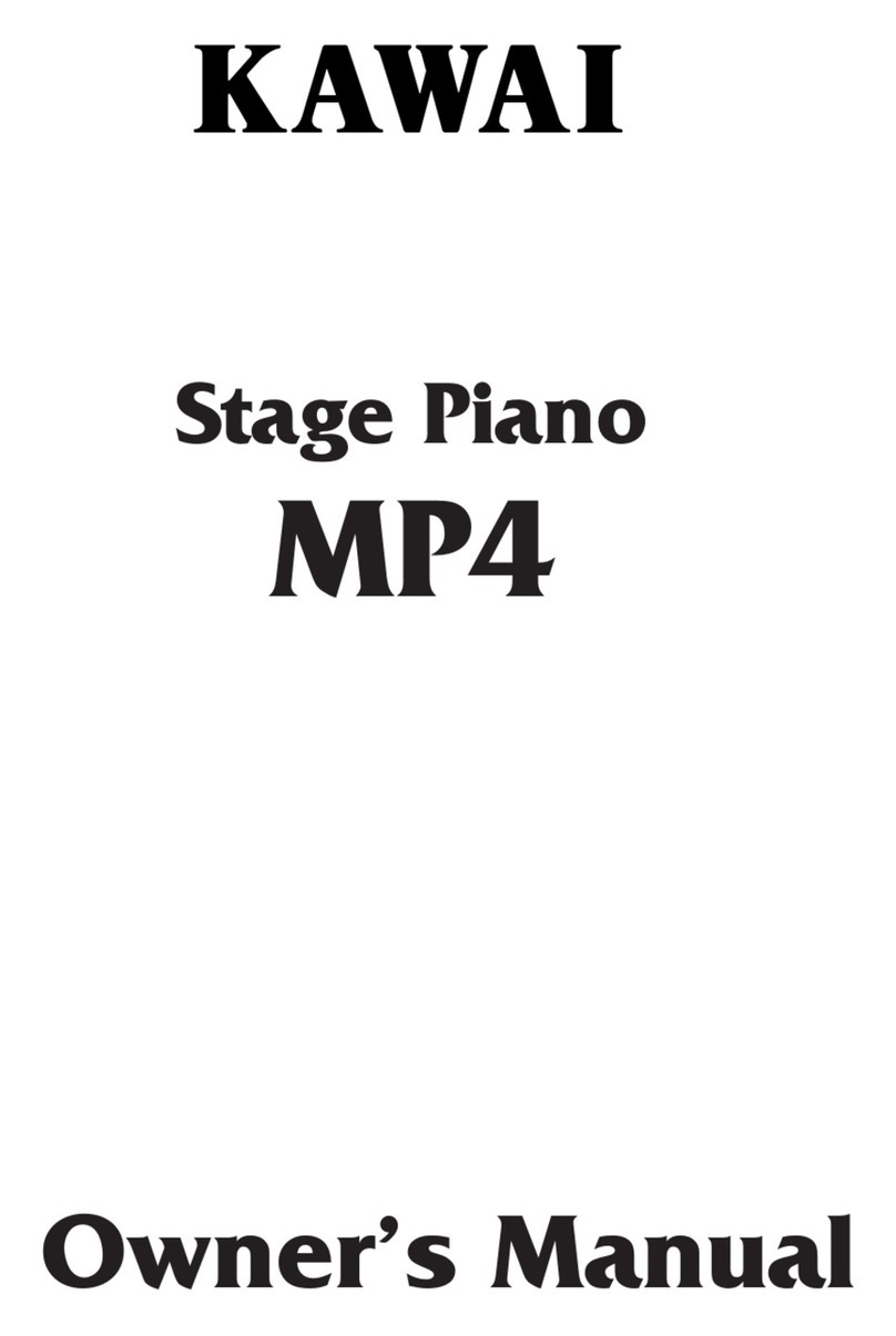 Kawai MP4 User manual Kawai MP4 User manual