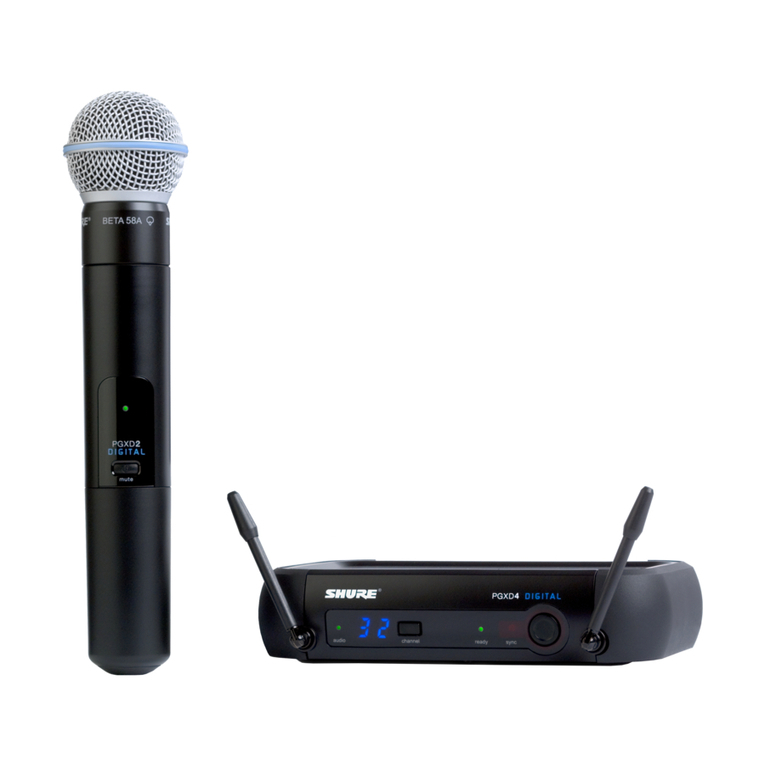 Shure PGX Wireless System User manual