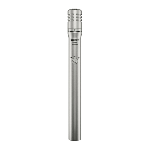 Shure SM81 User manual