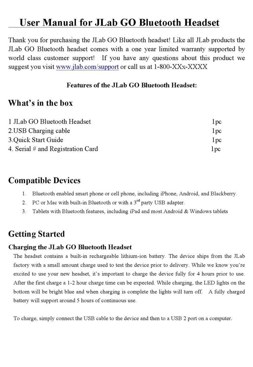 JLab GO User manual