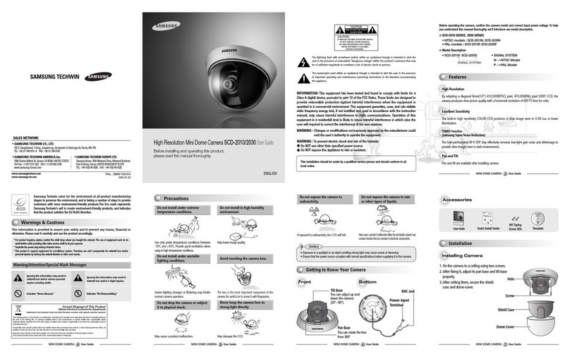 Samsung SCD-2010 Series User manual
