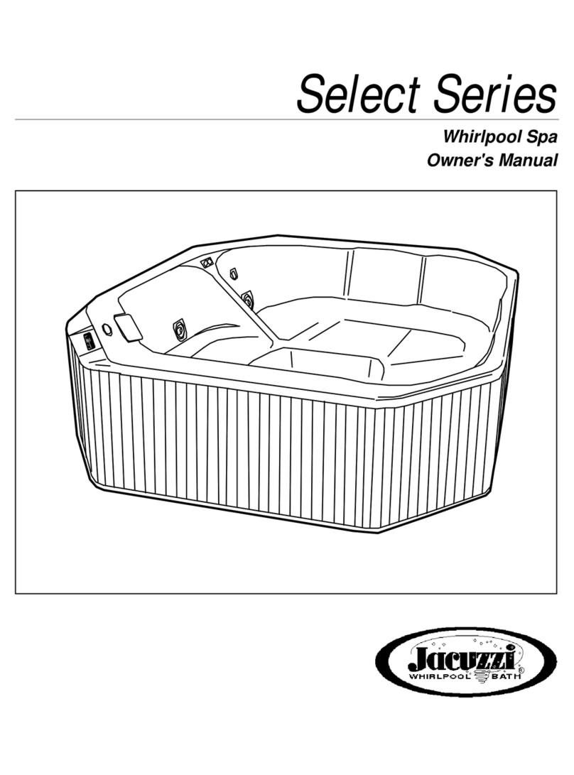 Jacuzzi Select Series User manual