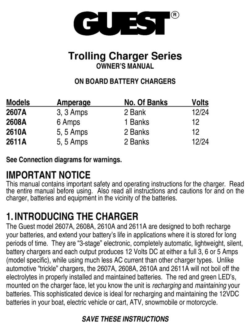 Guest Trolling Charger 2607A User manual