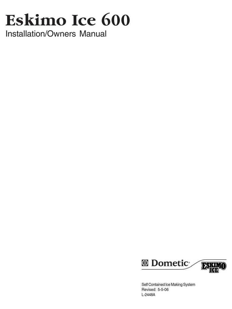 Dometic Eskimo Ice 600 Operating instructions Dometic Eskimo Ice 600 Operating instructions