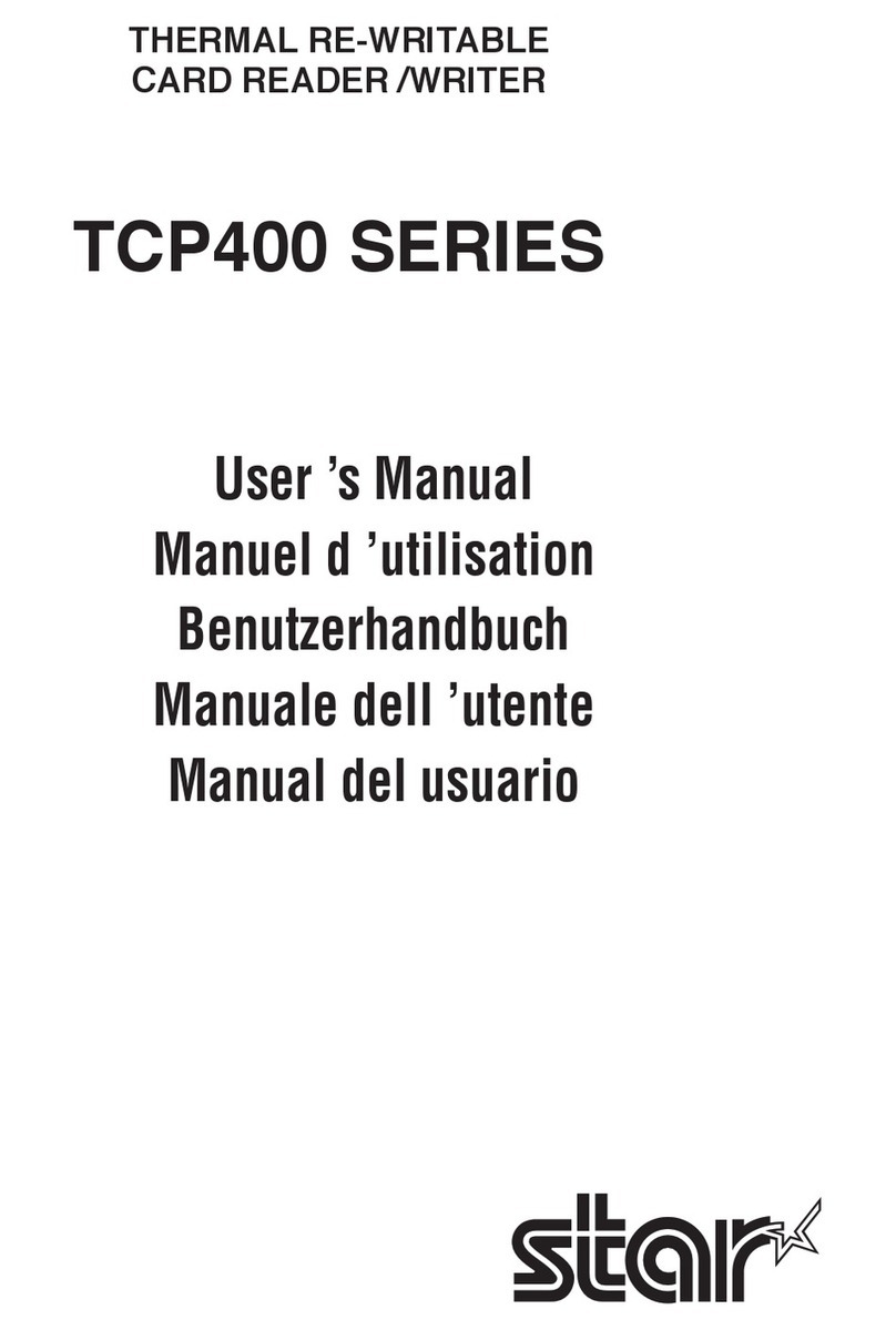 Star TCP400 SERIES user manual